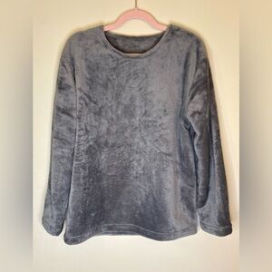 Cozy Fleece Grey Sweatshirt Women’s XL